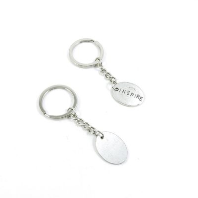 2 Pieces Keychain Door Car Key Chain Tags Keyring Ring Chain Keychain Supplies Antique Silver Tone Wholesale Bulk Lots R4XD0 Inspire Signs