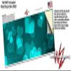 Bokeh Hearts Neon Teal - Decal Style Skin Wrap fits Yeti Rambler Colster and RTIC Can (Cooler NOT Included) view 3