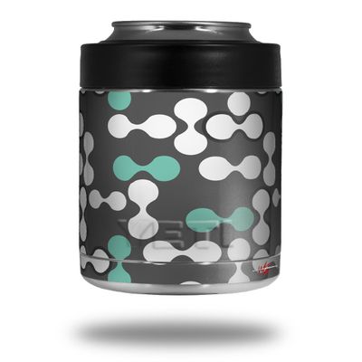 Locknodes 04 Seafoam Green - Decal Style Skin Wrap fits Yeti Rambler Colster and RTIC Can (Cooler NOT Included)
