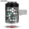 Locknodes 04 Seafoam Green - Decal Style Skin Wrap fits Yeti Rambler Colster and RTIC Can (Cooler NOT Included) view 2
