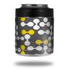 Locknodes 04 Yellow - Decal Style Skin Wrap fits Yeti Rambler Colster and RTIC Can (Cooler NOT Included) view 1