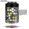 Locknodes 04 Yellow - Decal Style Skin Wrap fits Yeti Rambler Colster and RTIC Can (Cooler NOT Included) view 2