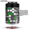 Locknodes 04 Green - Decal Style Skin Wrap fits Yeti Rambler Colster and RTIC Can (Cooler NOT Included) view 2