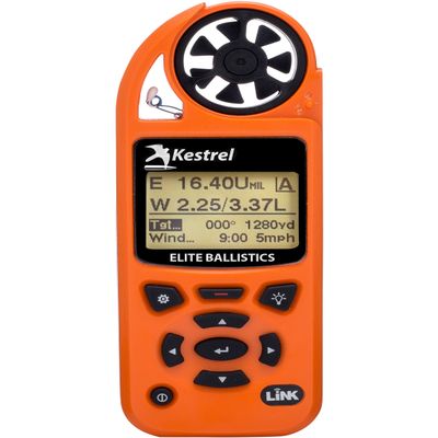 Kestrel Ballistics Elite Weather Meter with Applied Ballistics and Bluetooth Link, Blaze Orange