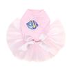 Fish - Pink & Blue - Bling Rhinestone Dog Tutu Dress, L Pink view 1