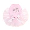 Flip Flops with Bow - Bling Rhinestone Dog Tutu Dress, 2XL Pink view 1