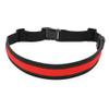 BSEEN LED Running Belt - Rechargeable Glowing Light Up Waistband, Reflective Gear Safety Lights for Runners, Joggers, Walkers, Pet Owners, Cyclists (Red) view 2