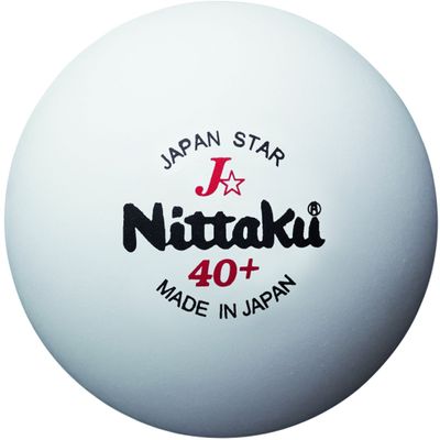 Nittaku NB1342 Table Tennis Balls for Practice, Japan Star, Pack of 24