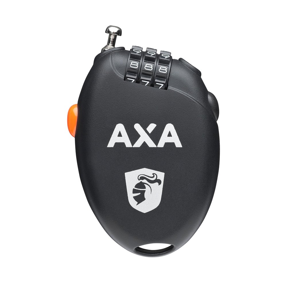 AXA Roll Bike Cable Lock - Black, 750 mm x 1.6 mm