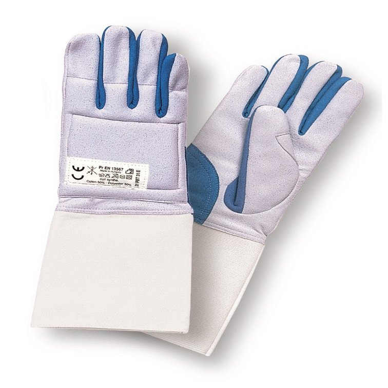 Radical Fencing RF PBT Fencing Washable Glove Blue/Grey (10.5, Right Handed)