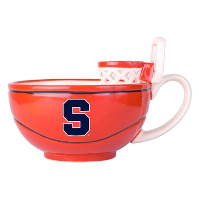 NCAA Syracuse Orange MAX'IS Basketball Hoop Mug, 16-ounce, Orange