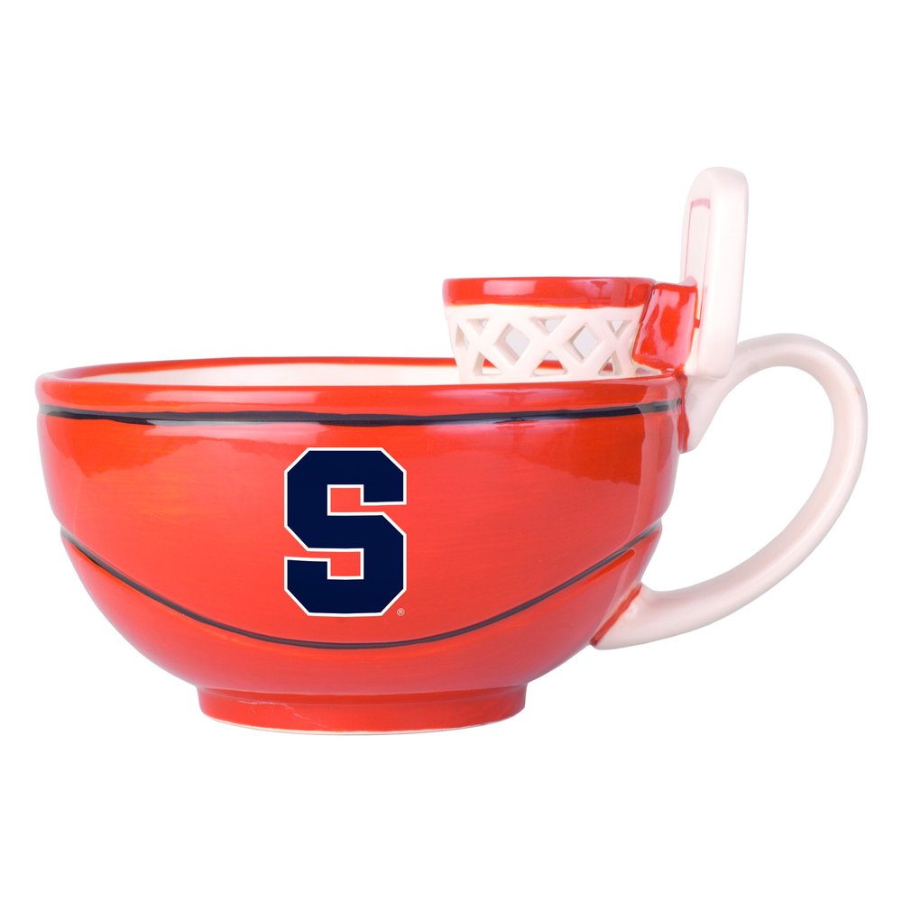 NCAA Syracuse Orange MAX'IS Basketball Hoop Mug, 16-ounce, Orange