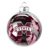 NCAA Mississippi State Bulldogs Large Tinsel Ball Ornament view 1