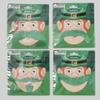 MUSTACHE SELF ADHESIVE ST PATS GREEN 4 STYLES ON 12PC MDSGSTRIP, Case Pack of 48 view 1