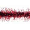 ZUCKER Ostrich Feather Boa - Cosplay Costume Flapper Accessory, 6 feet, Burgundy - Tango Red view 2