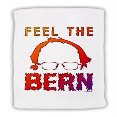 TOOLOUD Feel The Bern Micro Terry Sport Towel 15" x 22"