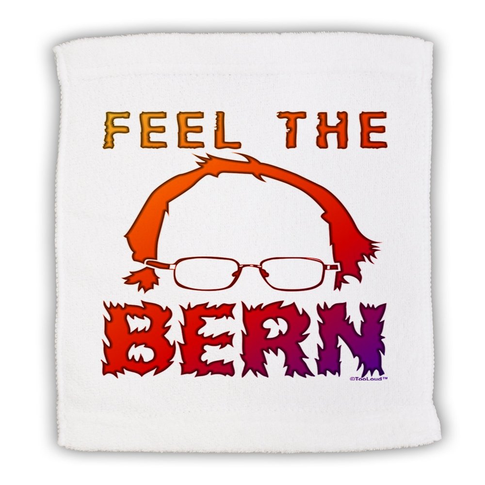 TOOLOUD Feel The Bern Micro Terry Sport Towel 15" x 22"