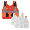 Ergodyne unisex adult + Premium FR Phase Change Cooling Vest Packs, Orange, Small-Medium US view 1