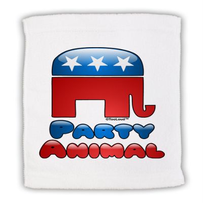 TOOLOUD Republican Party Animal Micro Terry Sport Towel 15" x 22"