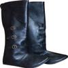 Allbeststuff Men's Medieval Long Boots Re Enactment Shoes 7 Black view 1