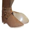 Allbeststuff Men's Medieval 3 Brass Buckle Shoes 11 Natural view 2