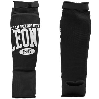 Leone 1947, Comfort Shinguards - Black/XL - PT133