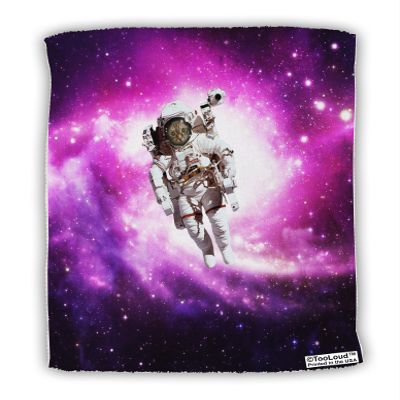 TOOLOUD Astronaut Cat AOP Micro Terry Sport Towel 11"x8" All Over Print