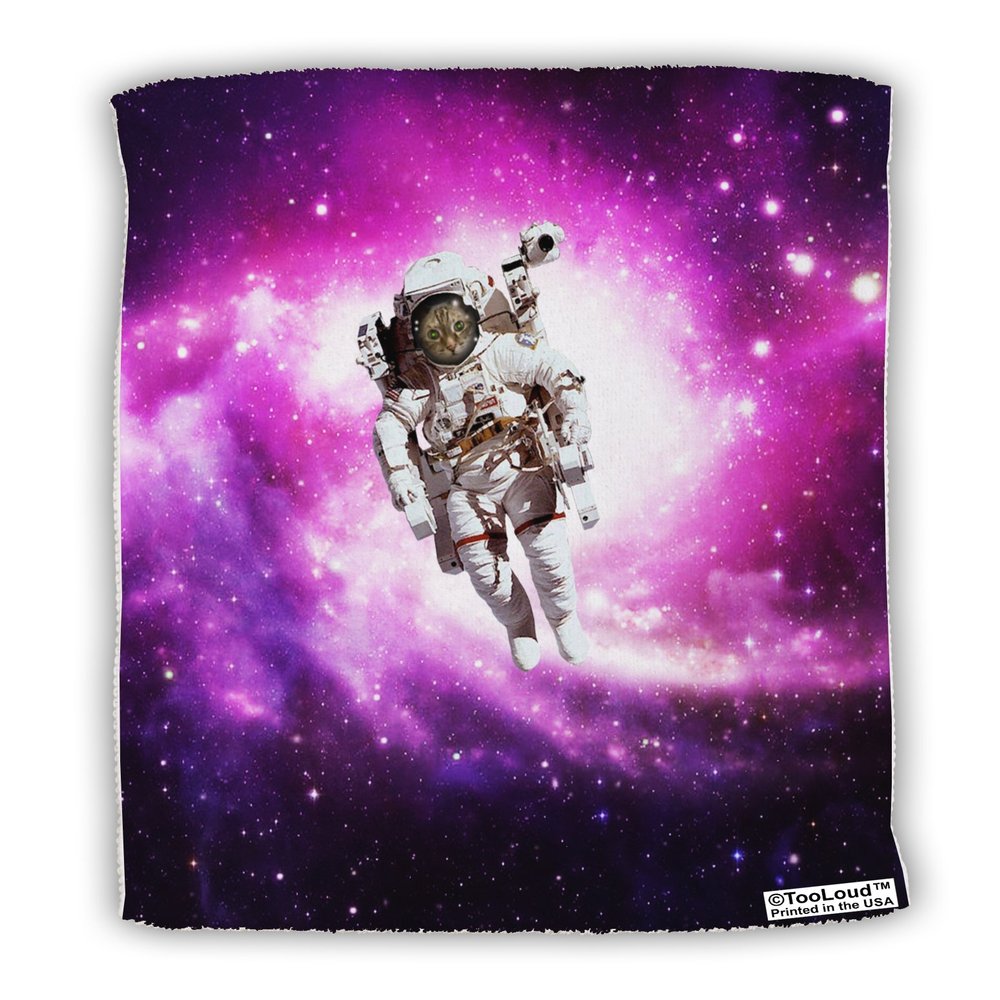 TOOLOUD Astronaut Cat AOP Micro Terry Sport Towel 11"x8" All Over Print
