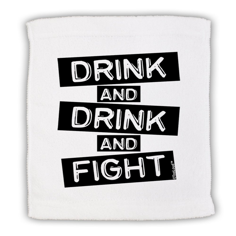 TOOLOUD Drink and Drink and Fight Micro Terry Sport Towel 15" x 22"