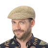 Lipodo Straw Flat Cap Peaked Cap Made in Italy Women Men Spring Summer view 3