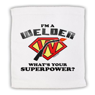 TOOLOUD Welder - Superpower Micro Terry Sport Towel 11"x18"