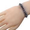 YAZILIND Elegant Charming Black Cubic Zirconia Oval Cut Tennis Bracelet for Women view 2