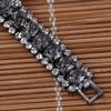 YAZILIND Elegant Charming Black Cubic Zirconia Oval Cut Tennis Bracelet for Women view 4