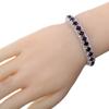 YAZILIND Elegant Charming Purple Cubic Zirconia Oval Cut Tennis Bracelet for Women view 2