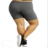 Popular Bike Shorts Women Plus Size - Soft Cotton Biker Shorts. Great Gym, Workout, Running, Yoga Shorts Charcoal 4X view 3