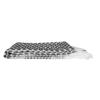 Explore Land Cotton Shemagh Keffiyeh Tactical Desert Scarf Neck Head Wrap with Tassel for Men Women (White, one size) view 3