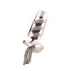 OLizee Sterling Silver Fingernail Ring Nail Decoration Finger Tip Ring Nail Art Charms Fashion Jewelry Accessories, D view 1