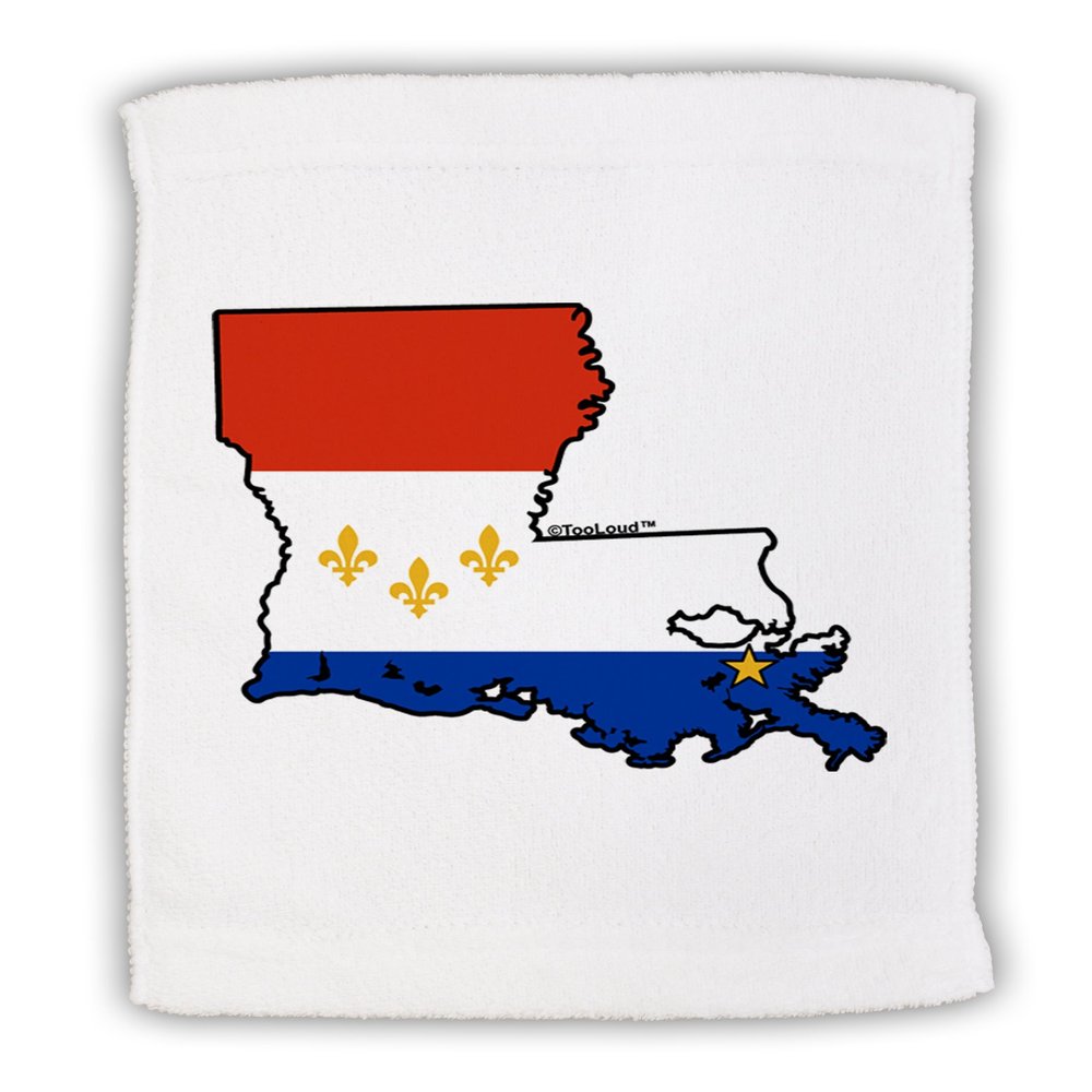 TOOLOUD New Orleans Louisiana Flag Micro Terry Sport Towel 11"x18"