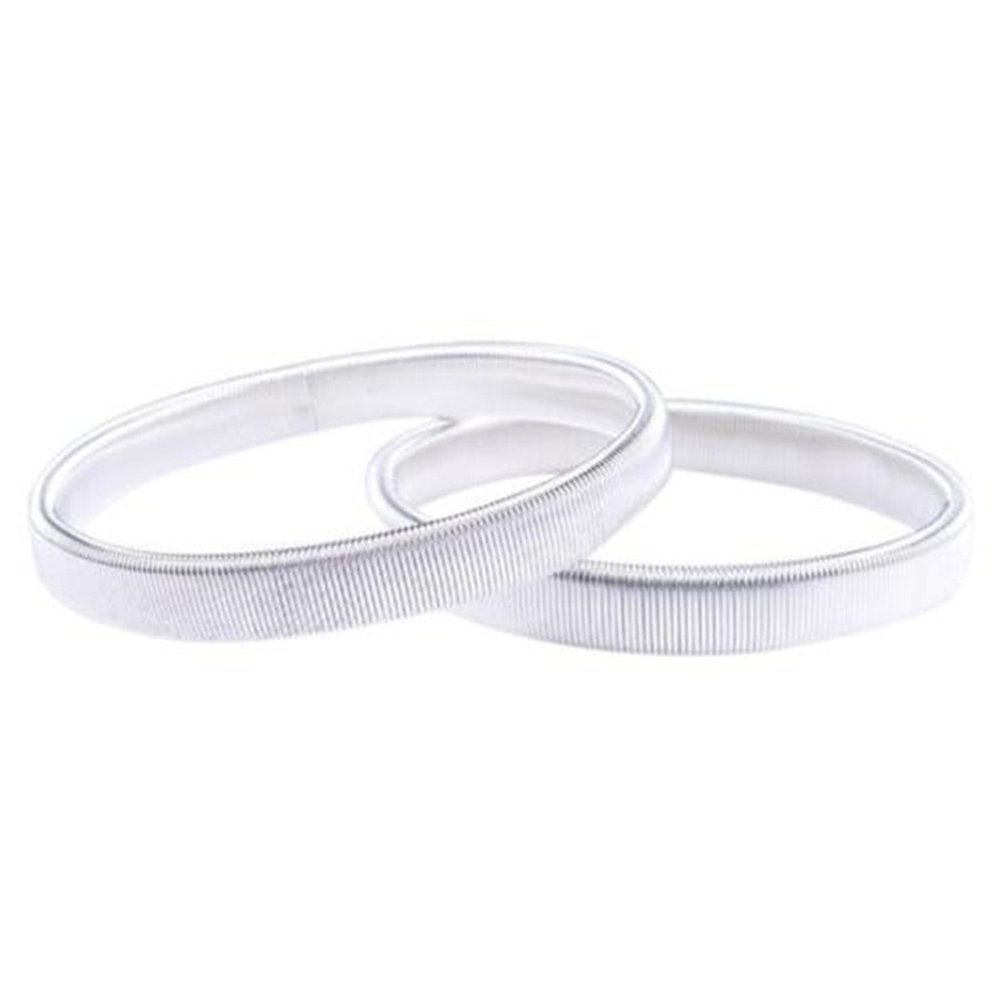 CH 1 Pair Elastic Armbands Shirt Sleeve Arm Band Stretch Holder (White)