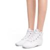 MSMAX Jazz Dance Shoes for Girls Lace-up Dancing Ballet Boots Sneakers for Boys White 5.5 M US Big Kid view 4