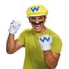 Disguise Super Mario Bros Nintendo Wario Instant Costume Kit Adult, Yellow / Purple, ST view 1