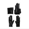 Black Leather Long Gloves Sexy PVC Look Dominatrix Costume Accessory Glove view 3