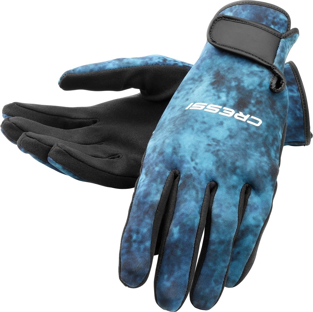 Cressi Tropical 2mm Gloves, Blue Hunter, S