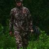 First Lite Men's Boundary Stormtight Pant - Lightweight Packable Waterproof Camo Hunting Pants - First Lite Fusion - Medium view 2