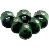Abbey Bike Tools Suspension Top Cap Socket Set Green, Set Of 6, 24 To 32Mm view 2
