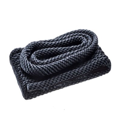 Attwood 11752-7 Solid Braided Multifilament Polypropylene (MFP) Dock Line, 3/8-Inch, 15 Feet Long, Bare Ends, Black