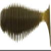 IMAKATSU Worm Ankle Goby Shad Tail 4" Eco Compatible #S-369 Muddy Green Pumpkin Pepper view 1