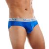Magic Silk Men's 100% Silk Knit Low Rise Bikini, 6386, Cobalt, XL view 2