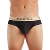 Magic Silk Men's 100% Silk Knit Low Rise Bikini, 6386, Cobalt, XL view 3