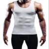 NELEUS Men's 3 Pack Athletic Compression Under Base Layer Sport Tank Top,01,Black,Grey,White,XS,EUR S view 3
